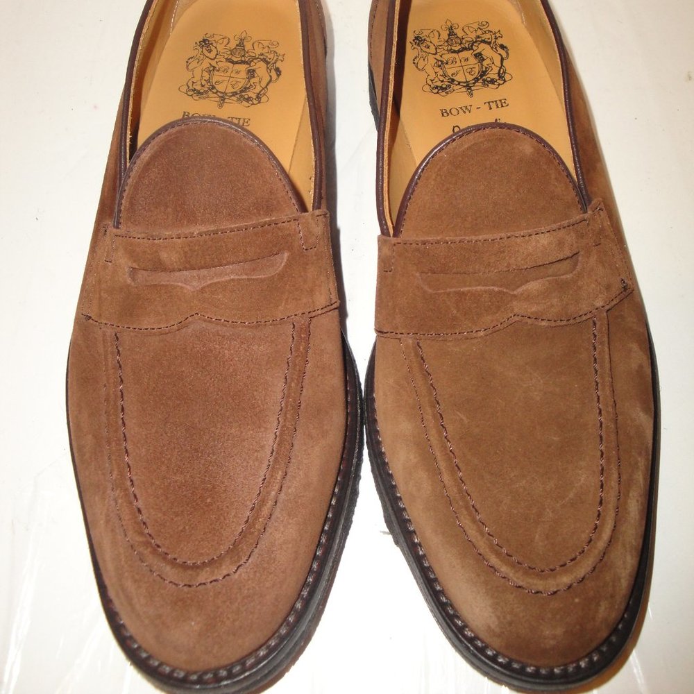 Bow-Tie Original's Brown Suede Loafers